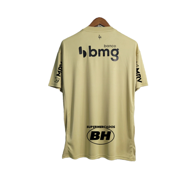 Camisa Atlético Mineiro II 22/23 - Torcedor Adidas Masculina - Dourada com detalhes em preto