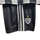 Kit Infatil Atlético Mineiro I 23/24 - Adidas - Preto e branco