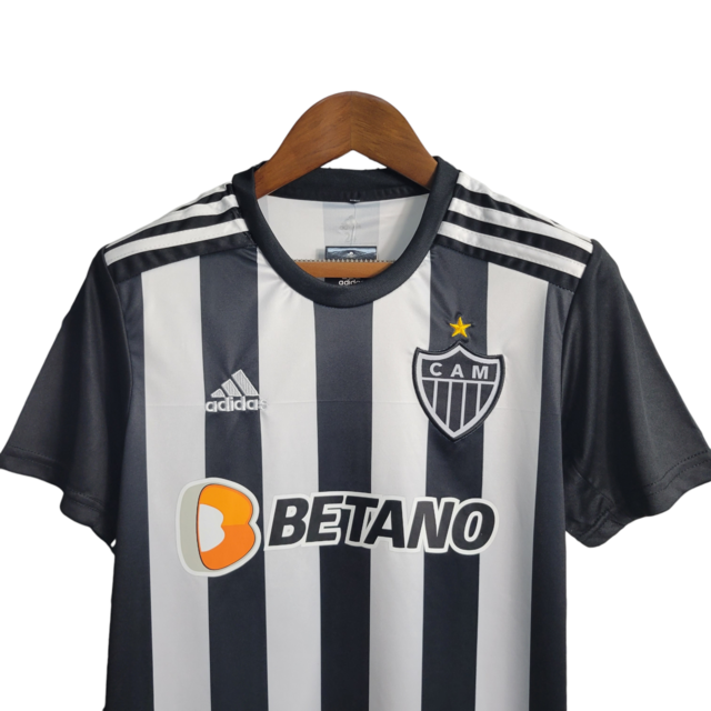 Kit Infatil Atlético Mineiro I 23/24 - Adidas - Preto e branco