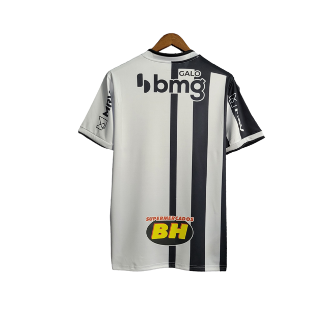 Camisa Atlético Mineiro 22/23 - Torcedor Masculina - Branca e preta