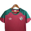 Camisa Fluminense Treino I 23/24 -  Umbro Feminina - Tricolor com detalhes verde
