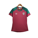 Camisa Fluminense Treino I 23/24 -  Umbro Feminina - Tricolor com detalhes verde