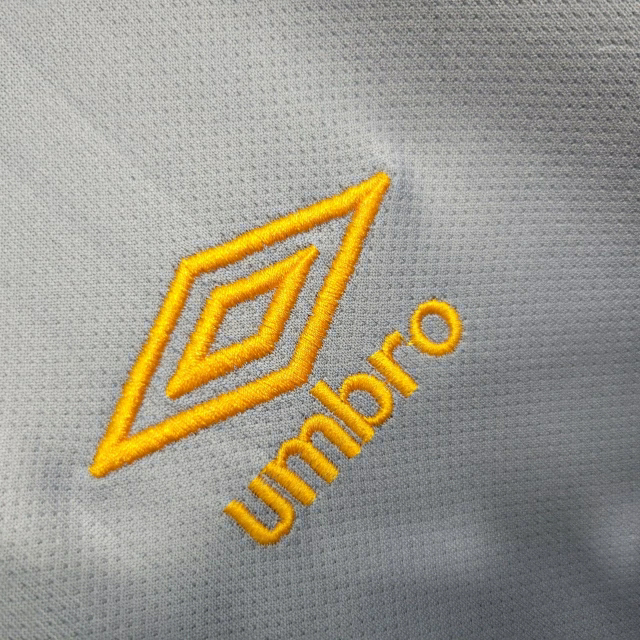 Camisa Fluminense Goleiro I 23/24 Umbro Torcedor Masculina - Cinza e laranja