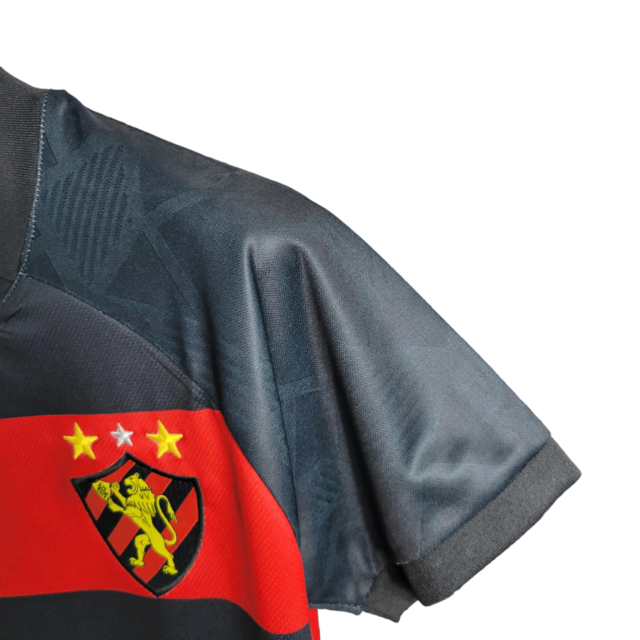 Camisa Sport I 23/24-  Feminina Umbro - Preta e Vermelha