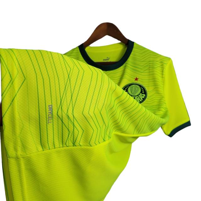 Camisa Palmeiras III 23/24 - Torcedor Puma Masculina - Verde fluorescente