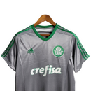Camisa Retrô Palmeiras III 2015 - Masculina Puma - Cinza com detalhes em verde