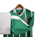 Camisa Palmeiras Retrô I 1993 Torcedor manga longa - Verde com listras em branco