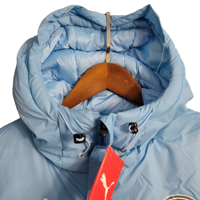 Jaqueta Corta-Vento Palmeiras 23/24 - Masculina Puma - Azul com detalhes em branco