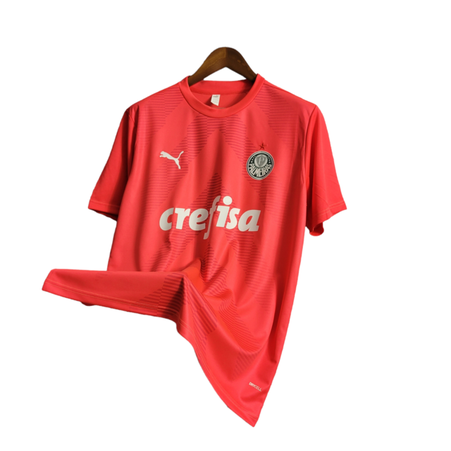 Camisa Palmeiras Goleiro 22/23 Torcedor Puma Masculina - Laranja com detalhes em branco