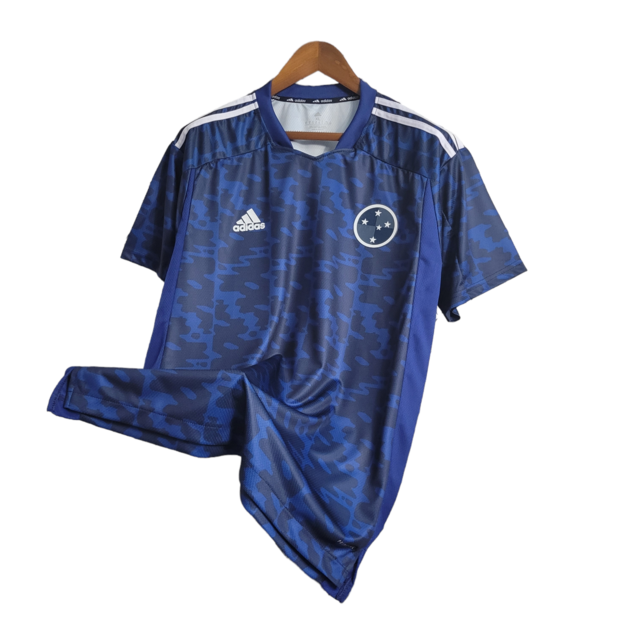 Camisa Cruzeiro Edição Especial 22/23 Torcedor Masculina - Azul royal com detalhes em dourado