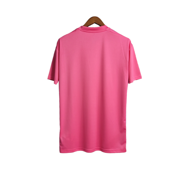 Camisa Cruzeiro Edição Especial 22/23 Torcedor Masculino - Rosa com detalhes em azul