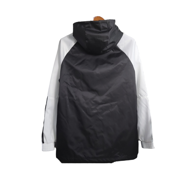 Jaqueta Corta-Vento Cruzeiro 23/24 - Masculina Adidas - Preta e branca