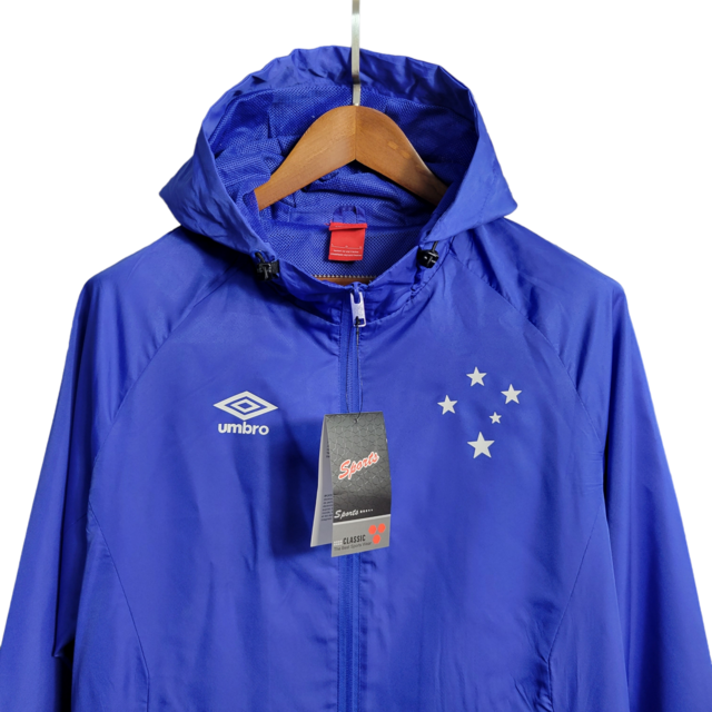 Jaqueta Corta-Vento Cruzeiro 17/18 Masculino Umbro - Azul