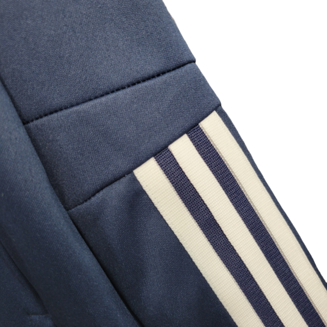 Jaqueta Corta-Vento Cruzeiro 23/24 Masculino Adidas - Azul com detalhes em branco