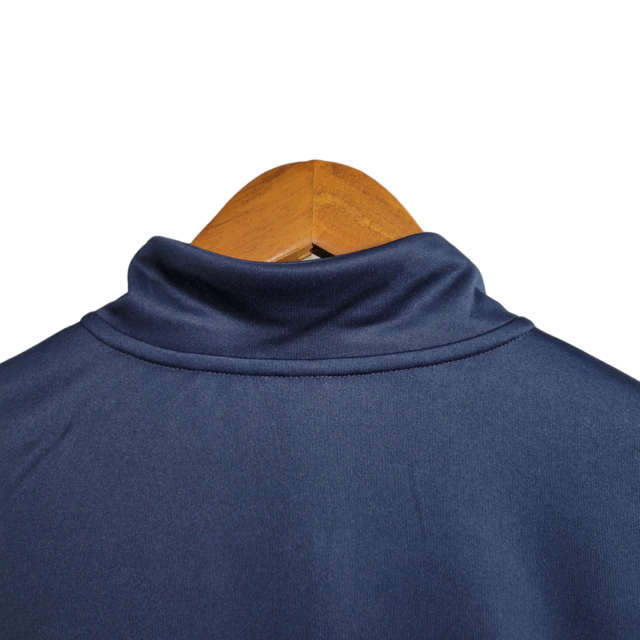 Jaqueta Corta-Vento Cruzeiro 23/24 Masculino Adidas - Azul com detalhes em branco