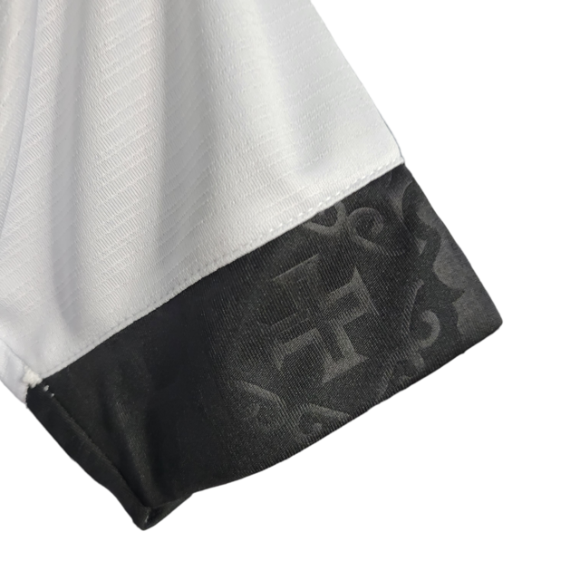 Kit Infantil Vasco da Gama I 22/23 Kappa Torcedor Masculino - Branca com detalhes em preto e vermelho