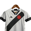 Kit Infantil Vasco da Gama I 22/23 Kappa Torcedor Masculino - Branca com detalhes em preto e vermelho