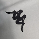 Camiseta Vasco da Gama Treino 23/24 - Kappa Torcedor Masculino - Cinza com detalhes em preto e vermelho