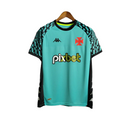 Camiseta Vasco da Gama Pré-Jogo 2022 Kappa Masculina - Verde com detalhes em Preto