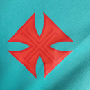 Camiseta Vasco da Gama Pré-Jogo 2022 Kappa Masculina - Verde com detalhes em Preto