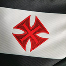 Camisa Vasco da Gama I 23/24 -  Kappa Feminina - Preta com a faixa em branco