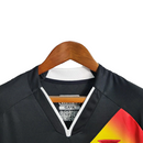 Camisa Vasco da Gama II Edição especial LGBTQIAPN+ 23/24 -  Kappa Feminina - Preta com detalhes na faixa nas cores de um Arco-íris