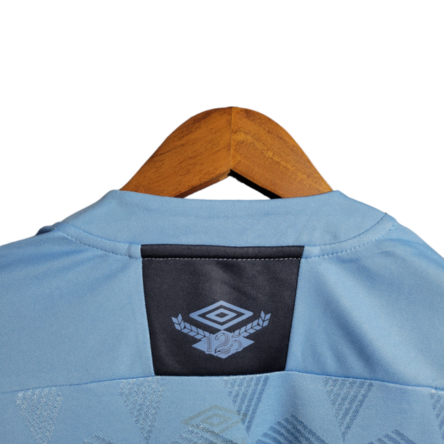 Camisa Retrô Grêmio Edição Especial 20/21 - Masculina Umbro - Azul com detalhes em dourado e branco