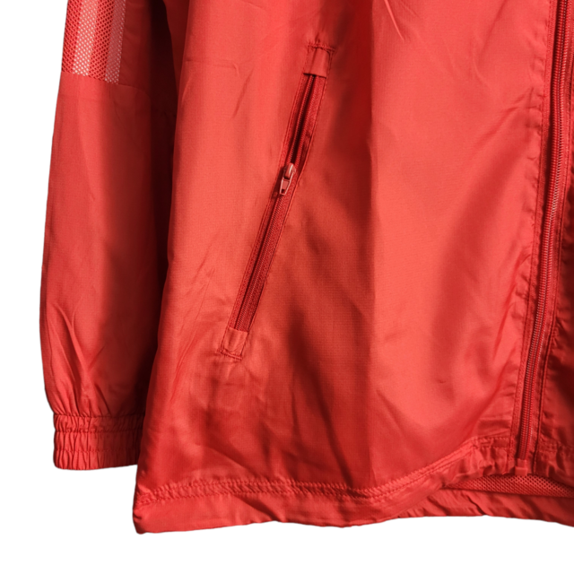 Jaqueta Corta-Vento São Paulo 23/24 Masculina Adidas - Vermelha com detalhes em branco