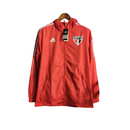 Jaqueta Corta-Vento São Paulo 23/24 Masculina Adidas - Vermelha com detalhes em branco