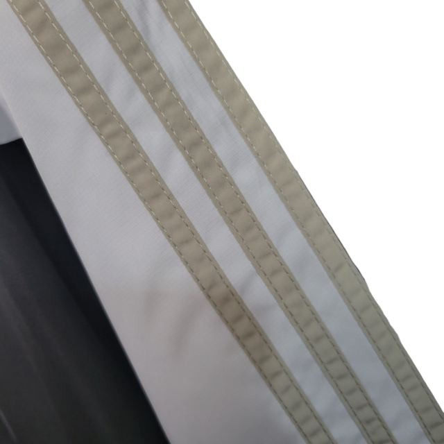 Jaqueta Corta-Vento São Paulo 23/24 Masculino Adidas - Branco com detalhes em preto