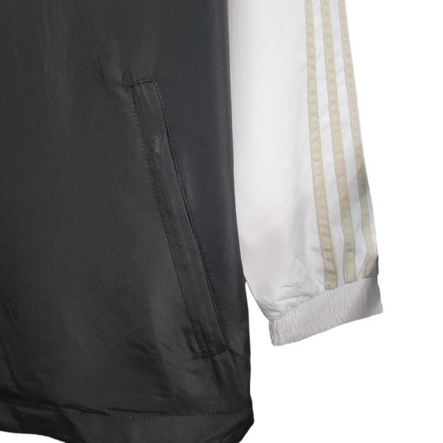 Jaqueta Corta-Vento São Paulo 23/24 Masculino Adidas - Branco com detalhes em preto