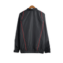 Jaqueta Corta-Vento São Paulo 23/24 Masculina Adidas -Preta com detalhes em branco