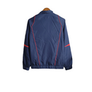 Jaqueta Corta-Vento São Paulo 23/24 Masculina Adidas - Azul com detalhes em vermelho