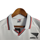 Camisa Retrô São Paulo I 2000 - Torcedor Masculina Penalty - Branca com símbolo da Motorola