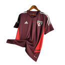 Camisa São Paulo Treino 22/23 Torcedor Masculino - Vinho com detalhe em vermelho