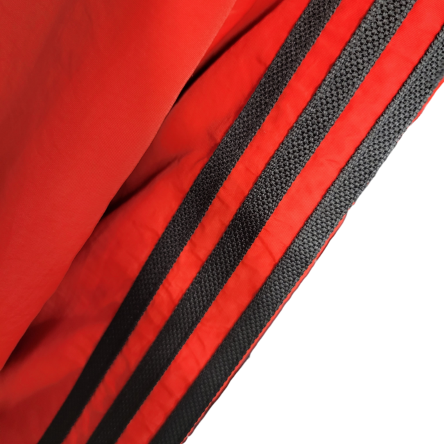 Jaqueta Corta-Vento São Paulo Dupla Face 23/24 Masculina Adidas - Branco e Vermelho