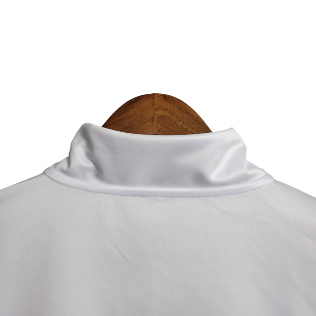 Jaqueta Corta-Vento São Paulo 23/24 Masculina Adidas - Branca com detalhes em preto