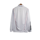 Jaqueta Corta-Vento São Paulo 23/24 Masculina Adidas - Branca com detalhes em preto