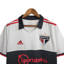 Camisa São Paulo II 22/23 Torcedor Masculina - Detalhes em preto e branco e vermelho