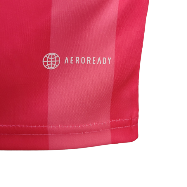 Camisa São Paulo Edição Especial Outubro rosa 22/23 Adidas Torcedor Masculino - Rosa com detalhes em branco