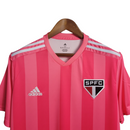 Camisa São Paulo Edição Especial Outubro rosa 22/23 Adidas Torcedor Masculino - Rosa com detalhes em branco