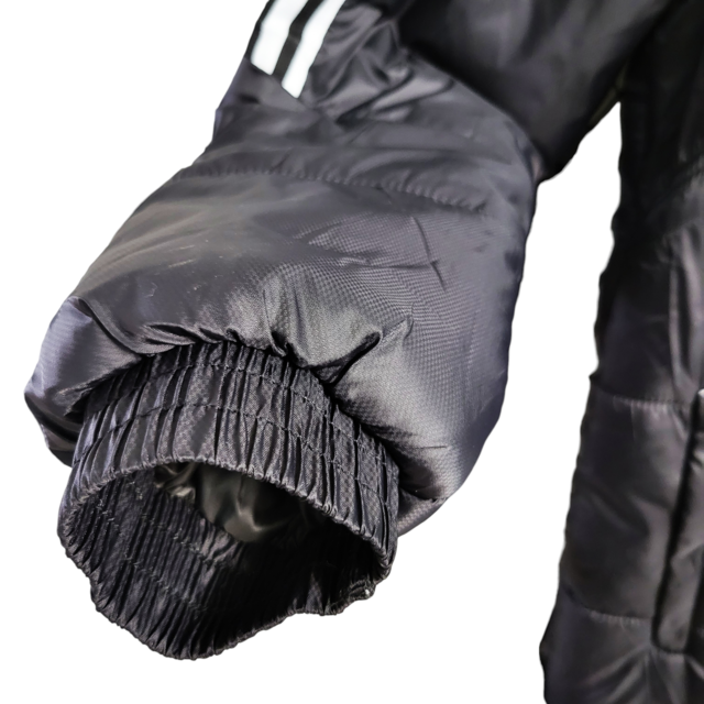 Jaqueta Corta-Vento São Paulo 23/24 Masculina Adidas - Preta com detalhes em branco