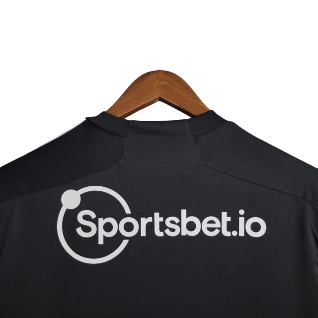 Camisa São Paulo III 23/24 - Torcedor Adidas Masculina - Preta com detalhes em vermelho e branco