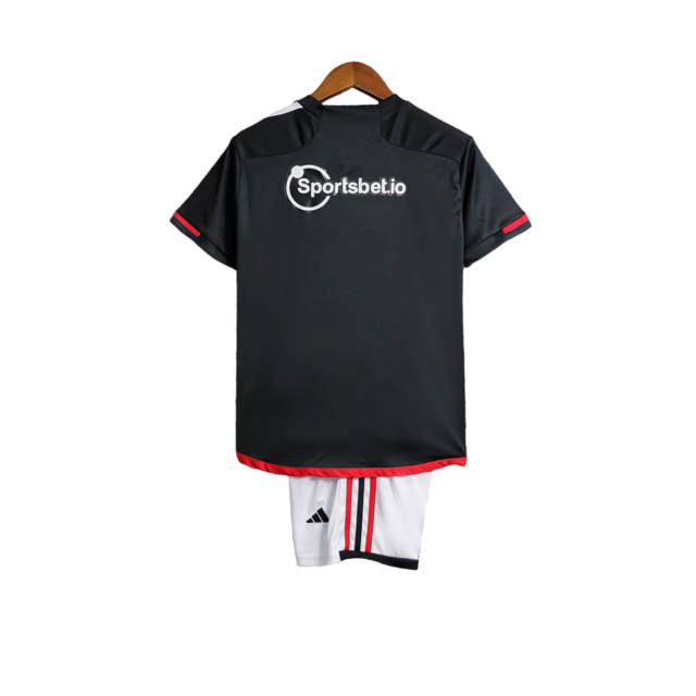 Kit Infantil São Paulo III 23/24 Adidas - Preto