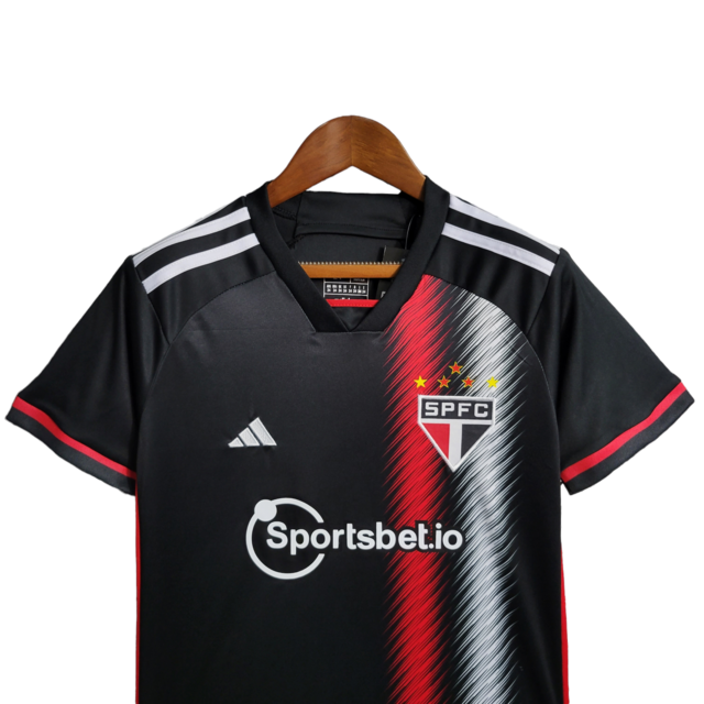 Kit Infantil São Paulo III 23/24 Adidas - Preto