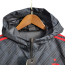 Jaqueta Corta-Vento Flamengo 23/24 Masculina Adidas -Preta com detalhes em vermelho