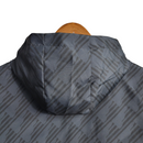 Jaqueta Corta-Vento Flamengo 23/24 Masculina Adidas -Preta com detalhes em vermelho