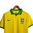 Camisa Seleção Brasileira I 19/20 Torcedor Masculina -Amarela com a Gola Verde