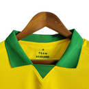 Camisa Seleção Brasileira I 19/20 Torcedor Masculina -Amarela com a Gola Verde