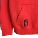 Jaqueta Corta-Vento Flamengo 23/24 Masculina Adidas - Vermelho com simbolo em branco